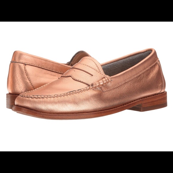 G.H. Bass & Co. Shoes - Bass Weejuns copper metallic mules